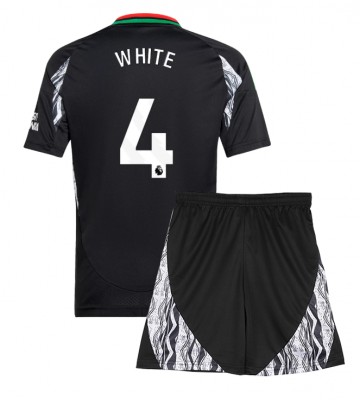 Arsenal Ben White #4 Replica Away Stadium Kit for Kids 2024-25 Short Sleeve (+ pants)